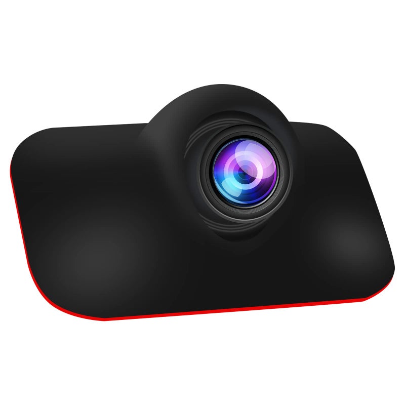 PARKVISION Mini Car Side View Camera/Rear View Camera/Front View Camera with Rotatable Lens,Paste Installation,Upside Down Flip Image Function Without Guideline - Image 1